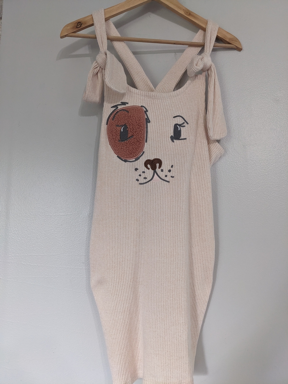 La Vie En Rose Pajama Women's Small Dog Cute Soft Sleeveless Teddy Night Shirt